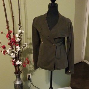 ❤Army green Converse peacoat